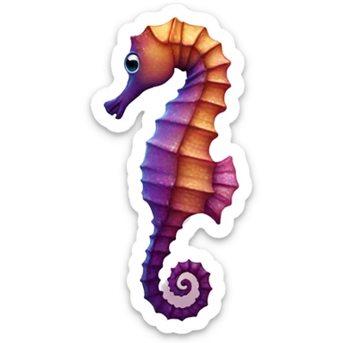 seahorse sticker