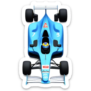 Alpine f1 car sticker