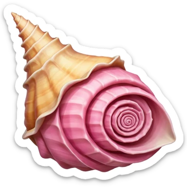 A mad conch sticker