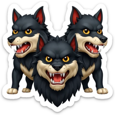 cerberus mythological creatures sticker