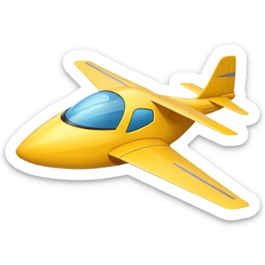 dune ornithopter no legs rounded friendly emoji style sticker