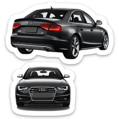 Audi s4 B8.5 black sticker
