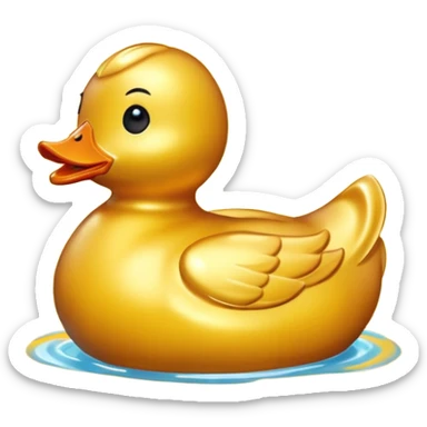 24k rubber ducky sticker