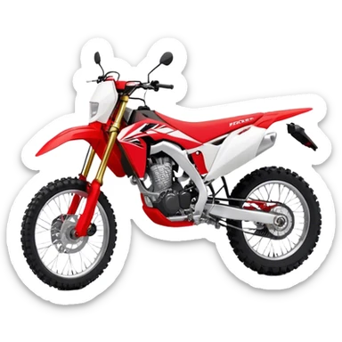 Honda CRF (Dirtbike) - Honda CRF250R (Model Year: 2022) (Iconic colour: Red) sticker