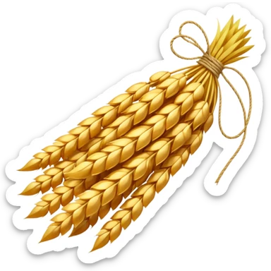 Wheat bundle sticker