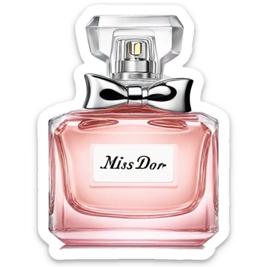 Miss dior perfume sticker