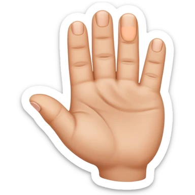 finger pointing at me sticker