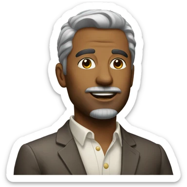  charismatic  man. sticker