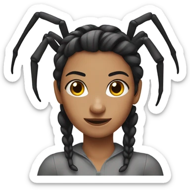 Spider girl sticker