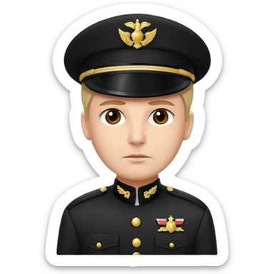 An emoji for discord of an Imperial Officer from star wars sticker