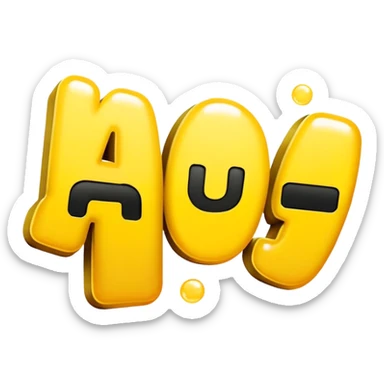 Draw the word huh sticker