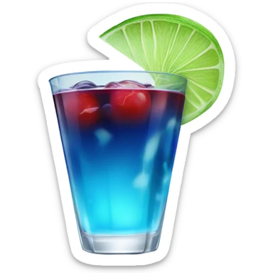 navi blue cocktail sticker