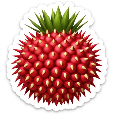 rambutan fruit sticker