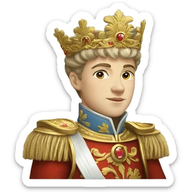 Russian emperor young  sticker