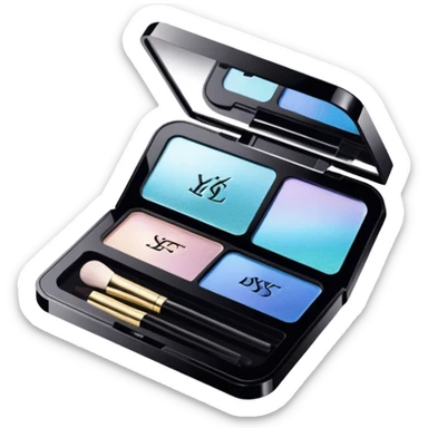 Make up kit ysl ocean design sticker