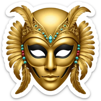 DJ Claptone mask sticker