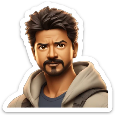 Thalapathy vijay say sht up sticker