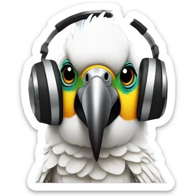 DJ Parrot sticker