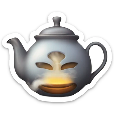 Clock that tea sticker