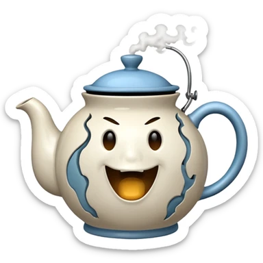 Screaming Teapot sticker