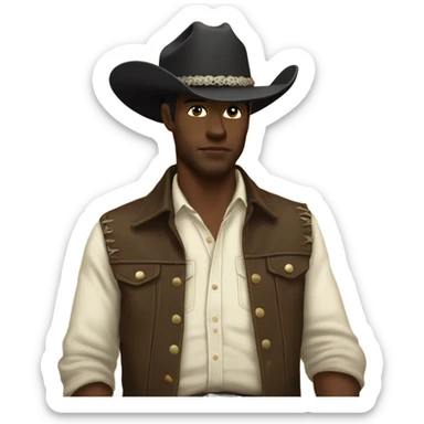 Cowboy carter album cover sticker