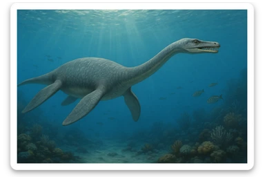 Plesiosaurus sticker