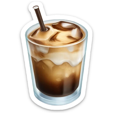 Iced coffee sticker