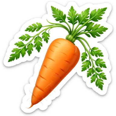 Carrot sticker