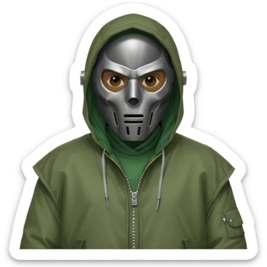 MF doom sticker