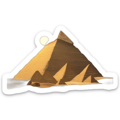 egyptian pyramids sticker
