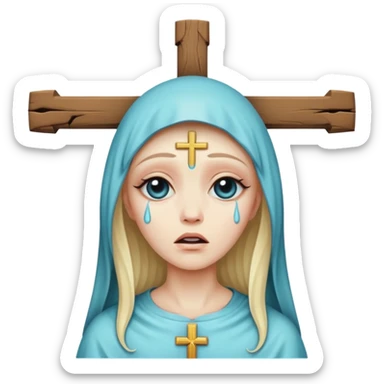 ET on the cross sticker