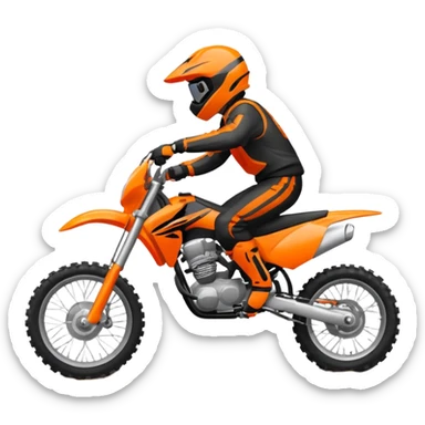 Moto trail sticker