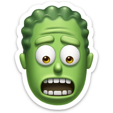 pickle rick and morty  sticker