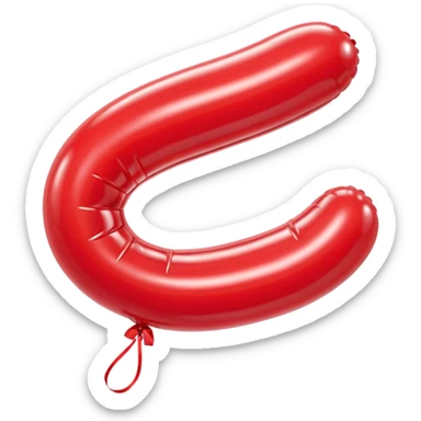 SPAM  saysage jeff koons style inflatable balloon sausage sculpture art  sticker