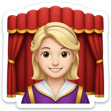 theater student sticker