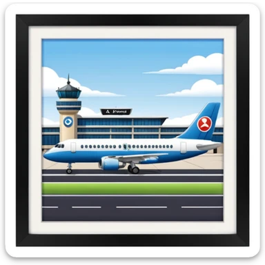 prague airport sticker