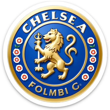 Chelsea Fc Logo 4k sticker