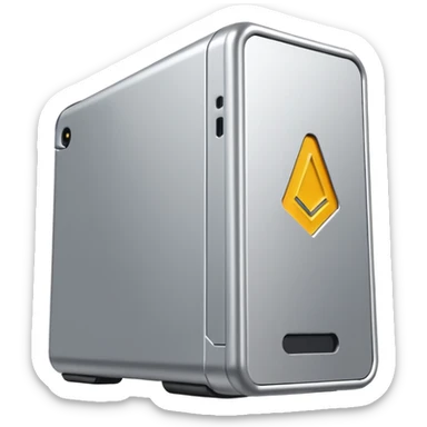 a pc case sticker
