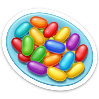 Jellybean animated sticker