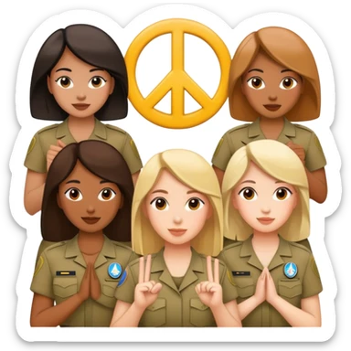 youth and women's peace & security sticker