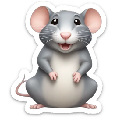 Rat qui dabbe sticker
