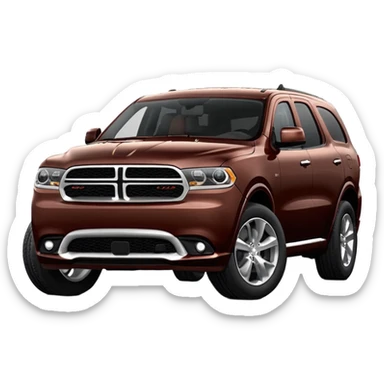Dodge durango rt marrón  sticker