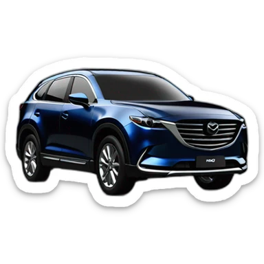 Mazda-CX9-1st-red sticker