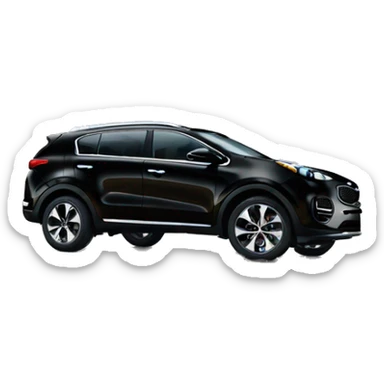 Kia Sportage 2017 black sticker