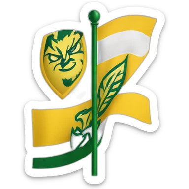 Chennai super kings flag in Indian premier league sticker