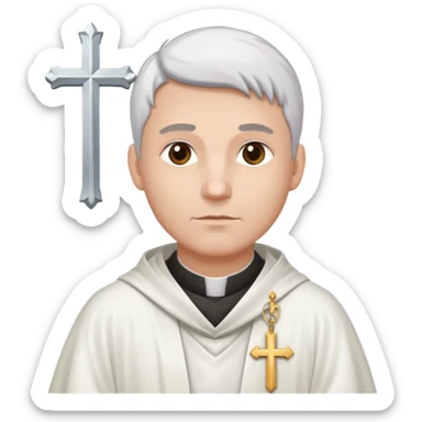 Lawful Human Priest sticker