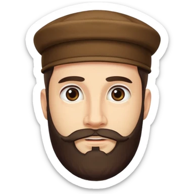 Stereotypical Jewish man sticker