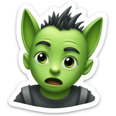 green gremlins sticker