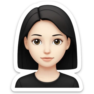 time traveler in black clothes sticker