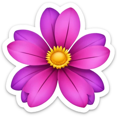Flower sticker